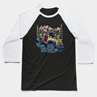 Jeep Rubicon Offroad In Mount Baseball T-Shirt